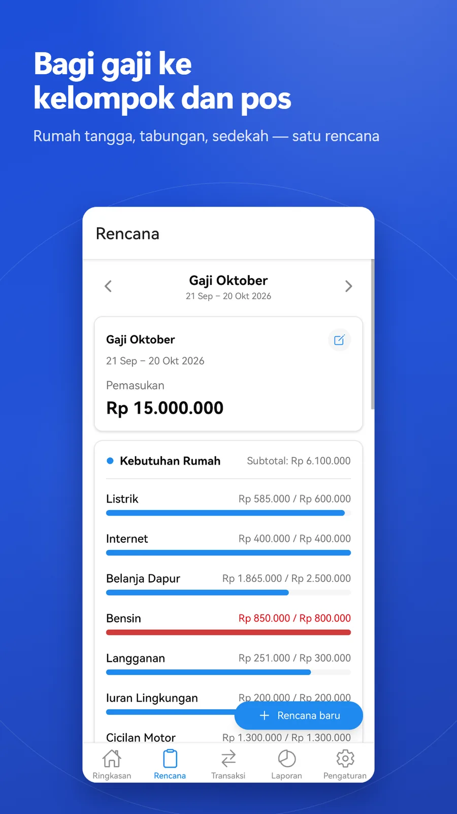 Budgetku screenshot 2